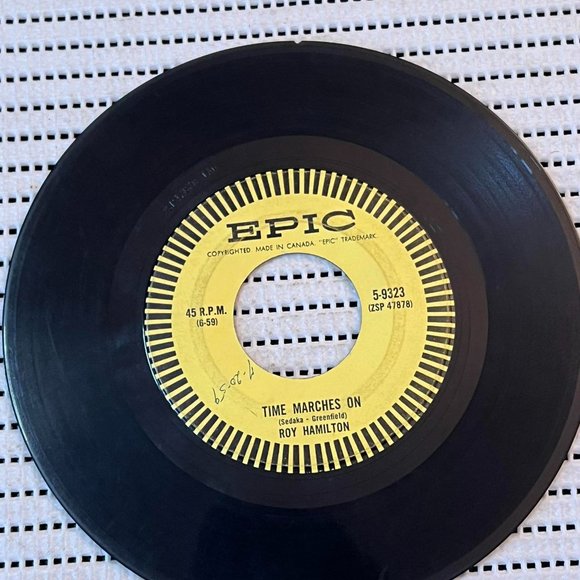 Roy Hamilton – Time Marches On / Take It Easy, Joe VG+ Vinyl Records 45rpm  R2